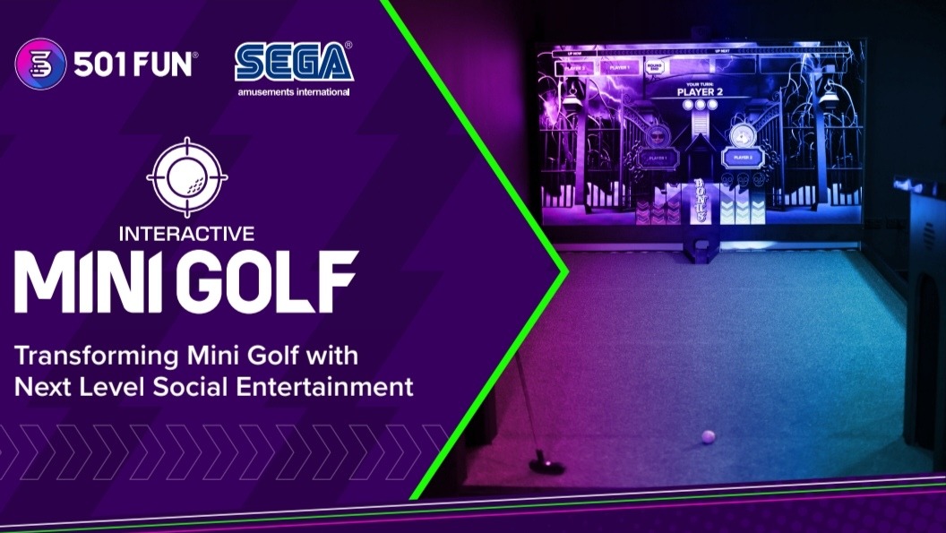 Arcade Heroes Sega Amusements & 501 Entertainment Traga Mini Golf interativo ao mercado Arcade Heroes Sega Amusements & 501 Entertainment Traga Mini Golf interativo ao mercado