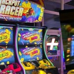 Heróis de arcade em teste de emoções brutas: guerras de Godzilla Kaiju (não VR); Jackpot Racer Heróis de arcade em teste de emoções brutas: guerras de Godzilla Kaiju (não VR); Jackpot Racer