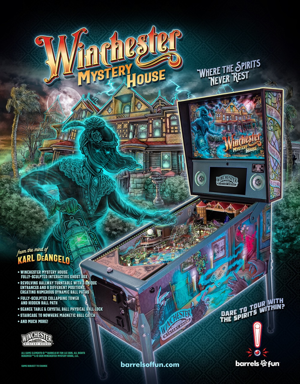 Arcade Heroes Barrels of Fun lança Winchester Mystery House Pinball Arcade Heroes Barrels of Fun lança Winchester Mystery House Pinball