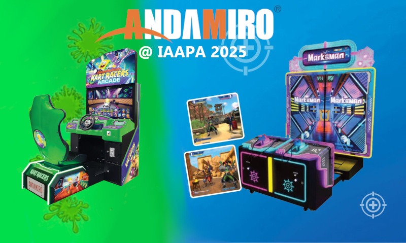 Arcade Heroes Novos jogos da Andamiro USA para IAAPA 2025: Nickelodeon Kart Racers Arcade, Marksman, More Arcade Heroes Novos jogos da Andamiro USA para IAAPA 2025: Nickelodeon Kart Racers Arcade, Marksman, More