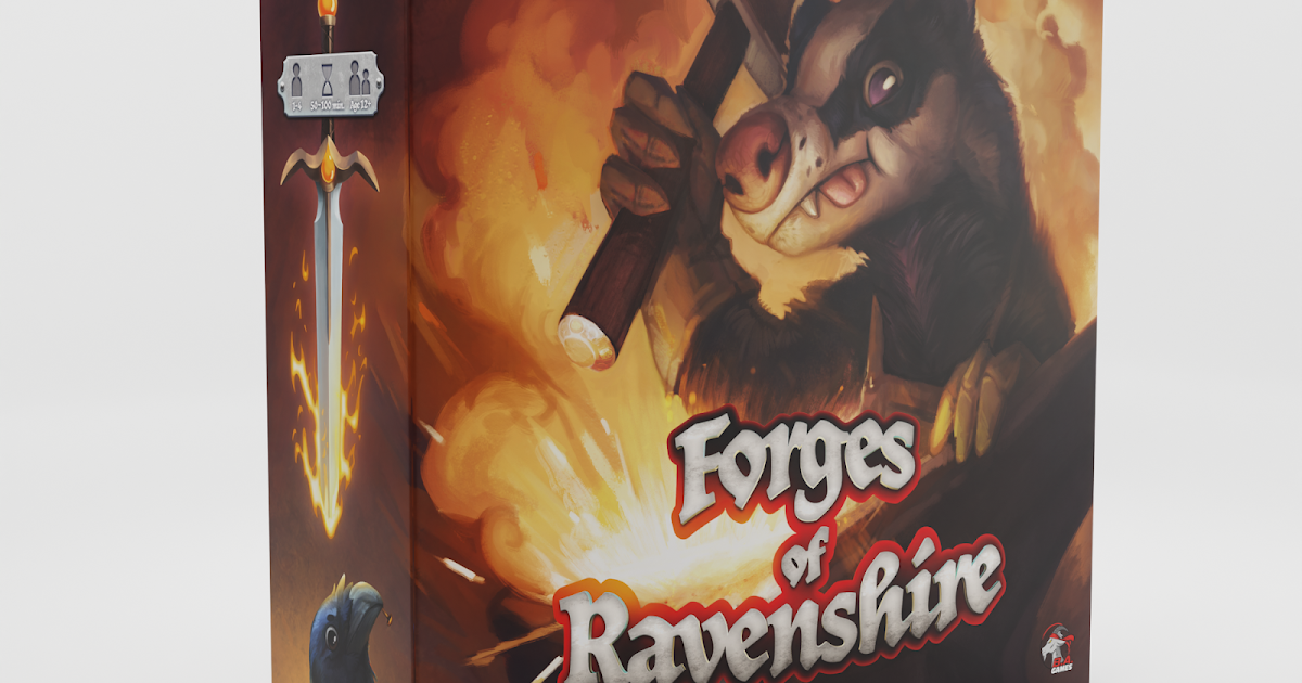 Revisão do jogo de tabuleiro Forge of Ravenshire Revisão do jogo de tabuleiro Forge of Ravenshire
