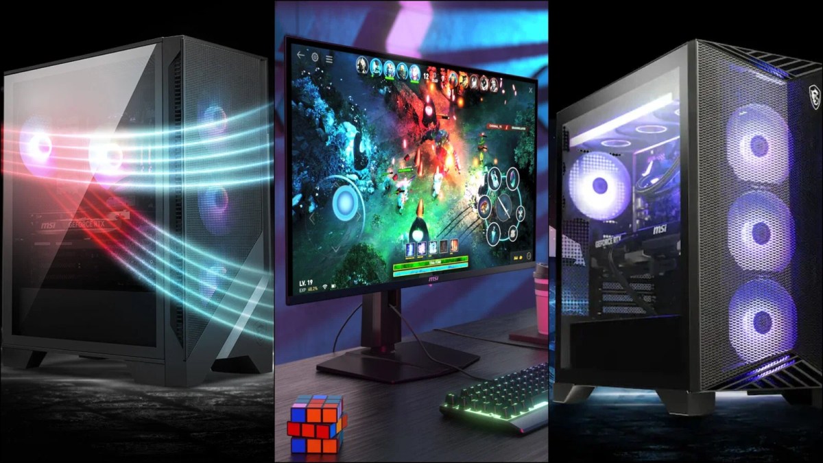 Desktops e monitores para jogos MSI: o upgrade definitivo para férias Desktops e monitores para jogos MSI: o upgrade definitivo para férias