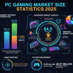 Estatísticas de tamanho do mercado de jogos para PC em 2025 Estatísticas de tamanho do mercado de jogos para PC em 2025