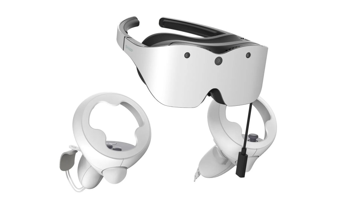 Sharp está financiando crowdfunding um headset VR para PC fino e leve no Japão que parece positivamente retrô Sharp está financiando crowdfunding um headset VR para PC fino e leve no Japão que parece positivamente retrô