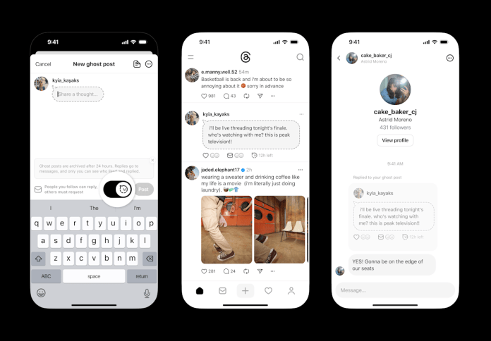 Threads introduces ‘ghost’ posts that disappear after 24 hours Threads introduces ‘ghost’ posts that disappear after 24 hours