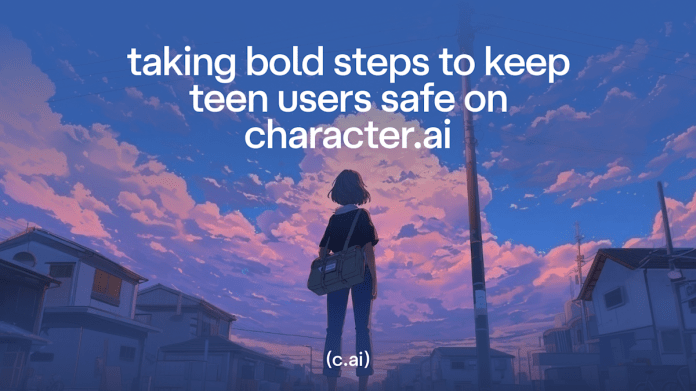Character.AI to ban teens from talking to its chatbots Character.AI to ban teens from talking to its chatbots