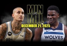 Миннесота Тимберволвес vs Милуоки Бакс Тоглолтын тойм – 2025 оны арванхоёрдугаар сарын 21 НБА улирлын тоглолт Миннесота Тимберволвес vs Милуоки Бакс Тоглолтын тойм – 2025 оны арванхоёрдугаар сарын 21 НБА улирлын тоглолт