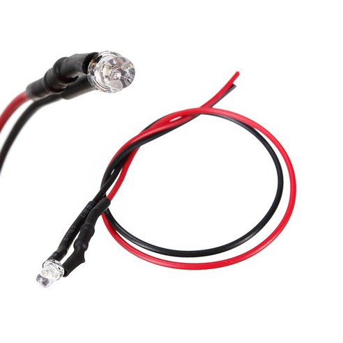 니토무역 LED 전구 3mm 3파이 2V 3V 5V-9V 12V 24V 미니 소형 DIY, 1개, 12V 블루