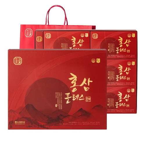 한삼인 홍삼플러스 + 쇼핑백, 1500ml, 3개