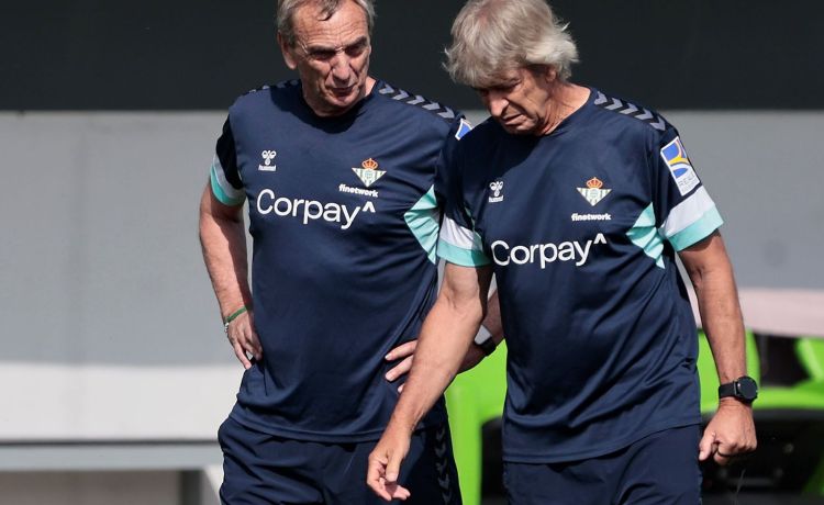Los esprines finales de Pellegrini con el Betis, siempre en positivo Los esprines finales de Pellegrini con el Betis, siempre en positivo