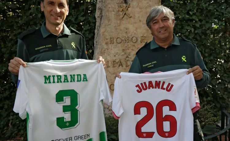 El Gran Derbi, presente en la Guardia Civil a través de los padres de Miranda y Juanlu El Gran Derbi, presente en la Guardia Civil a través de los padres de Miranda y Juanlu