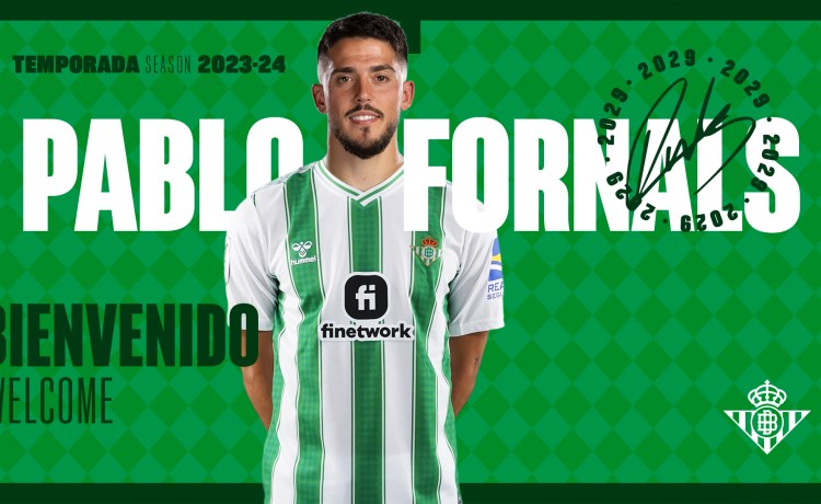 El Real Betis y el West Ham United acuerdan el traspaso de Pablo Fornals El Real Betis y el West Ham United acuerdan el traspaso de Pablo Fornals