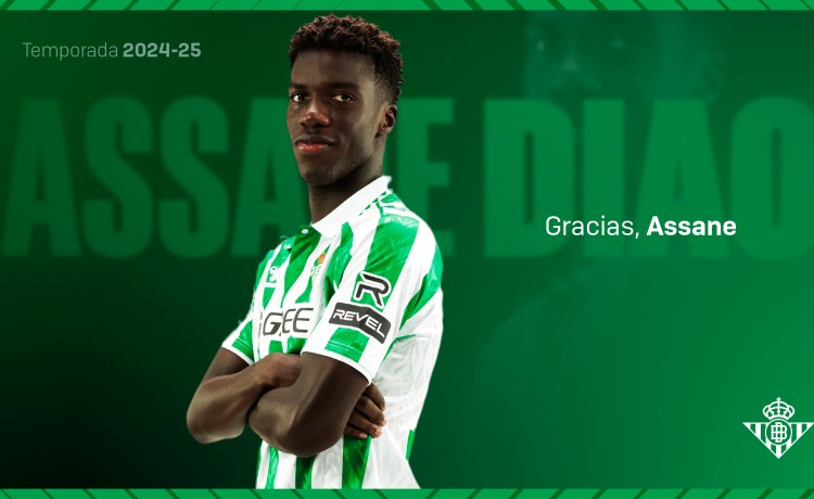 El Real Betis y el Como 1907 llegan a un acuerdo para el traspaso de Assane Diao El Real Betis y el Como 1907 llegan a un acuerdo para el traspaso de Assane Diao