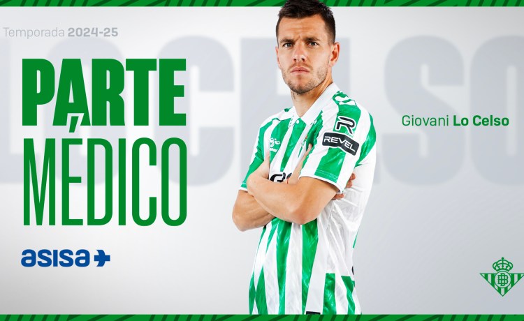 Giovani Lo Celso sufre una lesión miofascial en su aductor largo izquierdo Giovani Lo Celso sufre una lesión miofascial en su aductor largo izquierdo