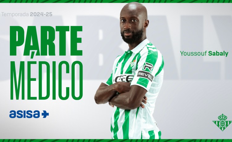 Youssouf Sabaly sufre un esguince acromioclavicular en su hombro izquierdo Youssouf Sabaly sufre un esguince acromioclavicular en su hombro izquierdo