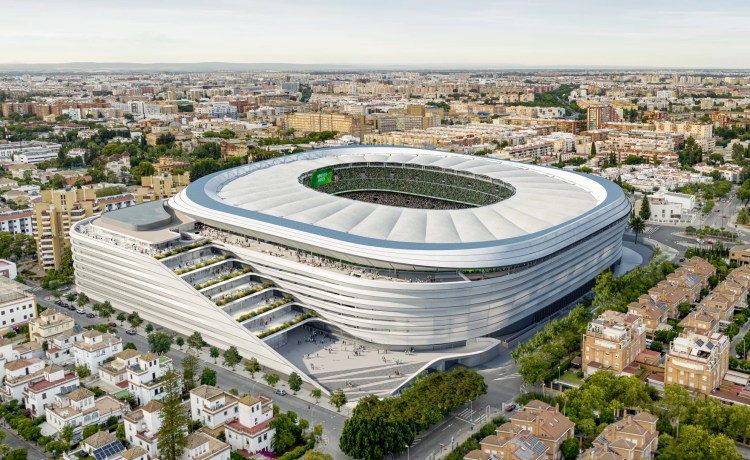 El nuevo Estadio Benito Villamarín, "un proyecto de ciudad" que revalorizará al barrio de Heliópolis El nuevo Estadio Benito Villamarín, "un proyecto de ciudad" que revalorizará al barrio de Heliópolis