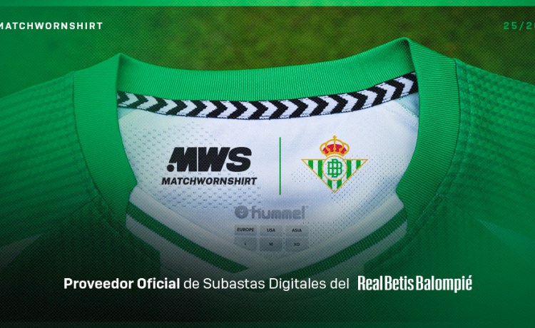 El Real Betis renueva su acuerdo con MatchWornShirt como proveedor oficial de subastas digitales El Real Betis renueva su acuerdo con MatchWornShirt como proveedor oficial de subastas digitales