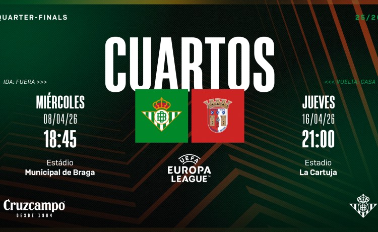 SC Braga – Real Betis, eliminatoria de cuartos de final de la UEFA Europa League SC Braga – Real Betis, eliminatoria de cuartos de final de la UEFA Europa League