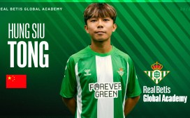 Hung Siu Tong, primer jugador internacional en incorporarse al Real Betis Global Academy Hung Siu Tong, primer jugador internacional en incorporarse al Real Betis Global Academy