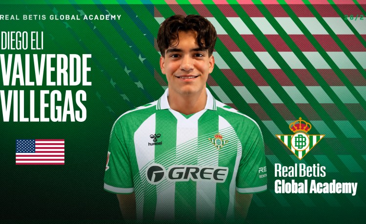 Diego Eli Valverde Villegas da un nuevo paso en su formación con el Real Betis Global Academy Diego Eli Valverde Villegas da un nuevo paso en su formación con el Real Betis Global Academy