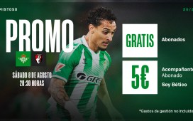 Promociones especiales y pasos para adquirir las entradas para el Real Betis – AFC Bournemouth Promociones especiales y pasos para adquirir las entradas para el Real Betis – AFC Bournemouth