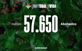 El Real Betis cierra el periodo de altas con la histórica cifra de 57.650 abonados El Real Betis cierra el periodo de altas con la histórica cifra de 57.650 abonados