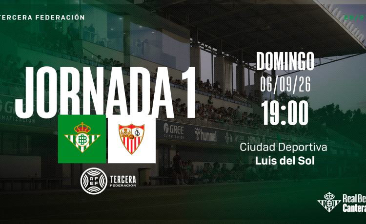 Consigue tu entrada gratuita para animar al Real Betis ‘C’ frente al Sevilla FC ‘C’ Consigue tu entrada gratuita para animar al Real Betis ‘C’ frente al Sevilla FC ‘C’