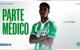Junior Firpo sufre una lesión muscular en el aductor izquierdo Junior Firpo sufre una lesión muscular en el aductor izquierdo