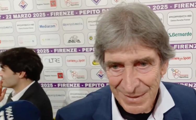 Manuel Pellegrini, ‘infiltrado’ en el campo de la Fiorentina Manuel Pellegrini, ‘infiltrado’ en el campo de la Fiorentina