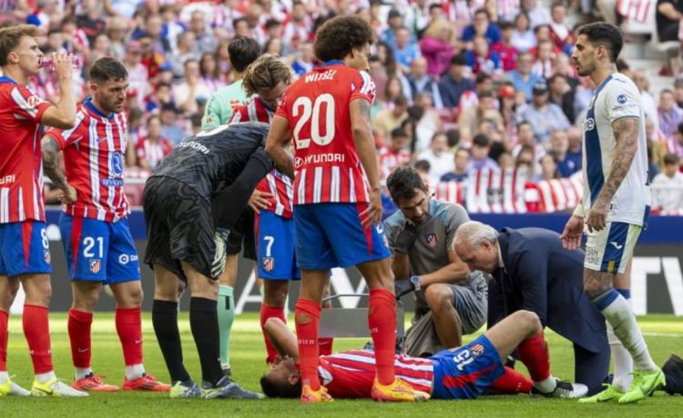Preocupación en el Atlético tras el parte médico de Lenglet y Pablo Barrios Preocupación en el Atlético tras el parte médico de Lenglet y Pablo Barrios
