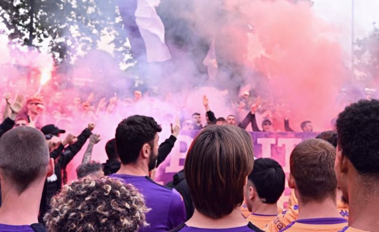 Los ultras de la Fiorentina entran en juego Los ultras de la Fiorentina entran en juego