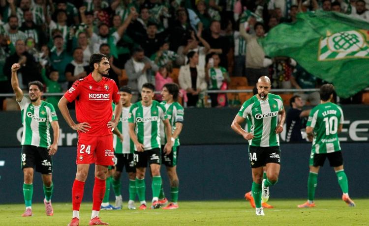 Betis 2-0 Osasuna: Velocidad de crucero en La Cartuja rumbo a Europa Betis 2-0 Osasuna: Velocidad de crucero en La Cartuja rumbo a Europa