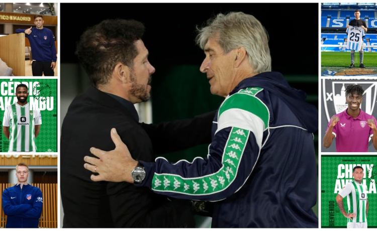 Betis y Atlético, animadores del mercado de fichajes en la parte alta de LaLiga Betis y Atlético, animadores del mercado de fichajes en la parte alta de LaLiga