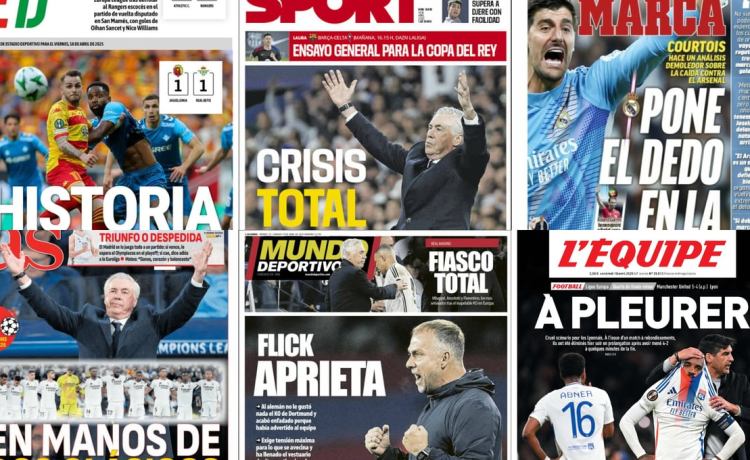 La clasificación histórica del Betis, la posible marcha de Ancelotti… Así vienen las portadas de este Viernes Santo 18 de abril La clasificación histórica del Betis, la posible marcha de Ancelotti… Así vienen las portadas de este Viernes Santo 18 de abril
