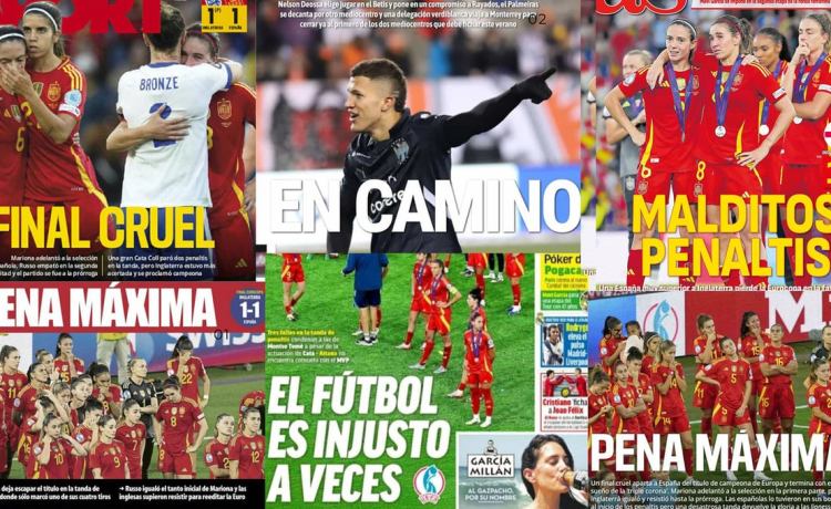 El cruel final de España y el fichaje en camino del Betis: así vienen las portadas de hoy El cruel final de España y el fichaje en camino del Betis: así vienen las portadas de hoy