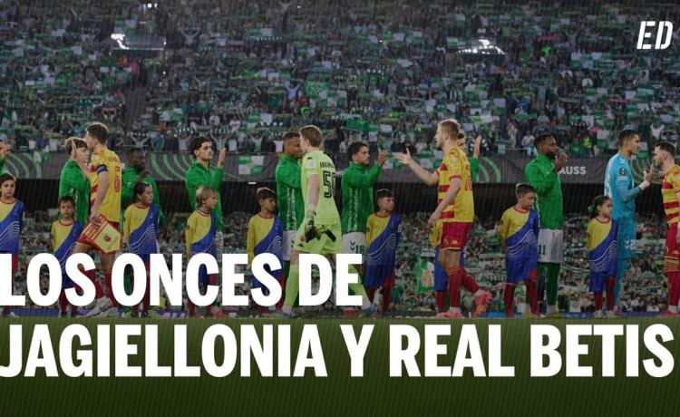 Alineaciones Jagiellonia – Betis: alineación confirmada de Jagiellonia Bialystok y Real Betis en los cuartos de final de la UEFA Conference League Alineaciones Jagiellonia – Betis: alineación confirmada de Jagiellonia Bialystok y Real Betis en los cuartos de final de la UEFA Conference League