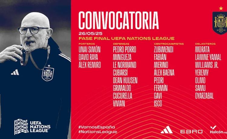 La lista de Luis de la Fuente para la Final Four de la Nations League La lista de Luis de la Fuente para la Final Four de la Nations League
