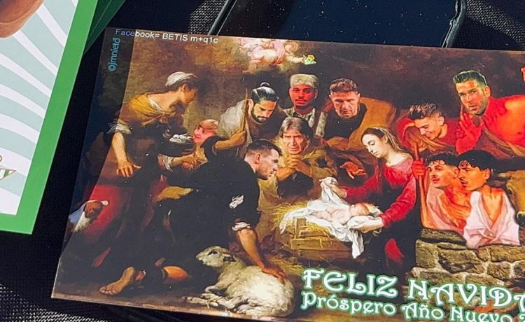 Lo Celso de Papá Noel, un lavado de cara bético al belén que pintó Murillo y unas bromas navideñas con el Chimy Lo Celso de Papá Noel, un lavado de cara bético al belén que pintó Murillo y unas bromas navideñas con el Chimy