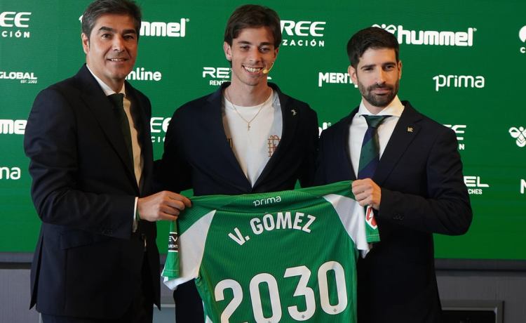Valentín Gómez revela que está en el Betis gracias a Pezzella Valentín Gómez revela que está en el Betis gracias a Pezzella
