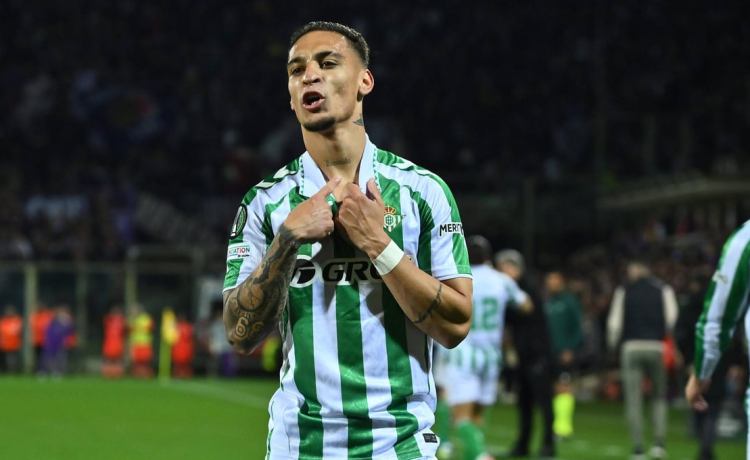 Antony, emocionado: «Es un sueño para mí estar en una final con el Betis» Antony, emocionado: «Es un sueño para mí estar en una final con el Betis»