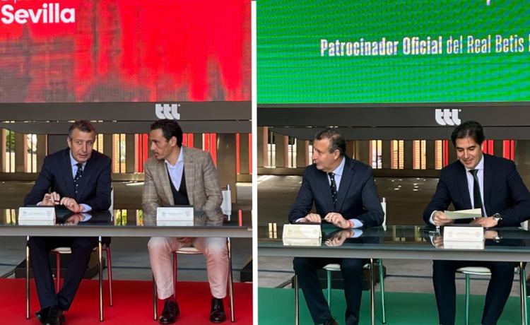 Sevilla y Betis sellan un acuerdo con un denominador común: la Diputación de Sevilla Sevilla y Betis sellan un acuerdo con un denominador común: la Diputación de Sevilla