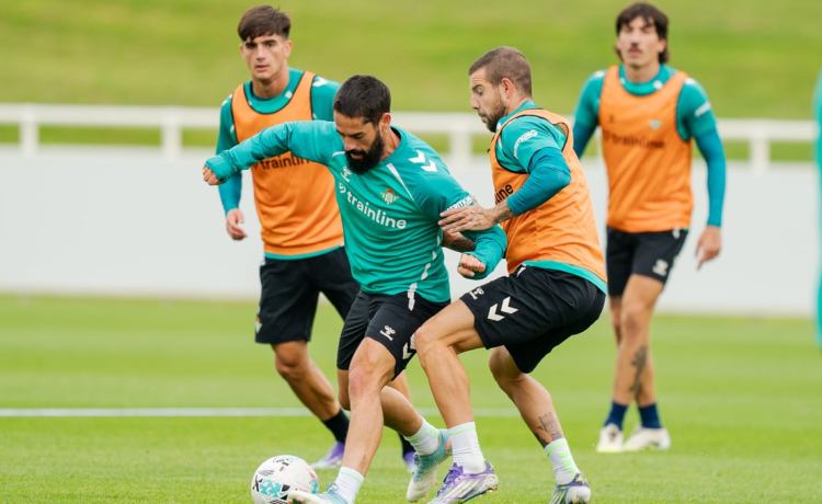 Buena noticia para el Betis en el último entrenamiento Buena noticia para el Betis en el último entrenamiento