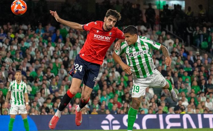Betis – Osasuna: horario canal y dónde ver hoy en TV el partido de la jornada 7 de LaLiga Betis – Osasuna: horario canal y dónde ver hoy en TV el partido de la jornada 7 de LaLiga