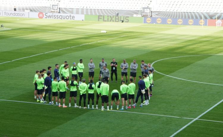Pellegrini llama a filas a Vieites y Lo Celso en una última sesión con avances para Diego Llorente Pellegrini llama a filas a Vieites y Lo Celso en una última sesión con avances para Diego Llorente