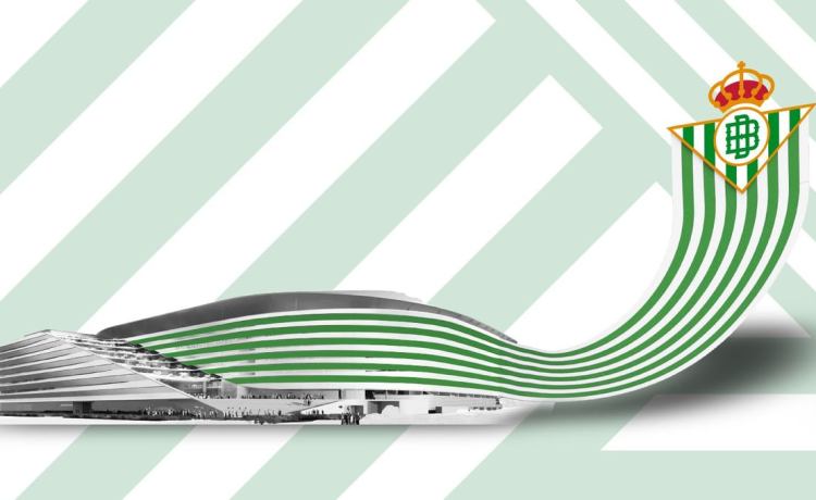 Una piel con las trece barras y un auditorio para 400 personas en el Nuevo Benito Villamarín Una piel con las trece barras y un auditorio para 400 personas en el Nuevo Benito Villamarín