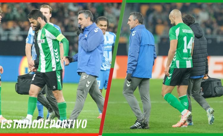 Surrealista: Amrabat e Isco se lesionan mutuamente nada más empezar y peligran para el derbi Surrealista: Amrabat e Isco se lesionan mutuamente nada más empezar y peligran para el derbi