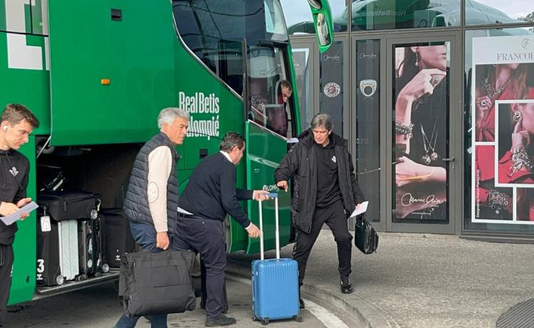 Llega el Betis a Braga con mimos de Fajardo a Pablo García Llega el Betis a Braga con mimos de Fajardo a Pablo García