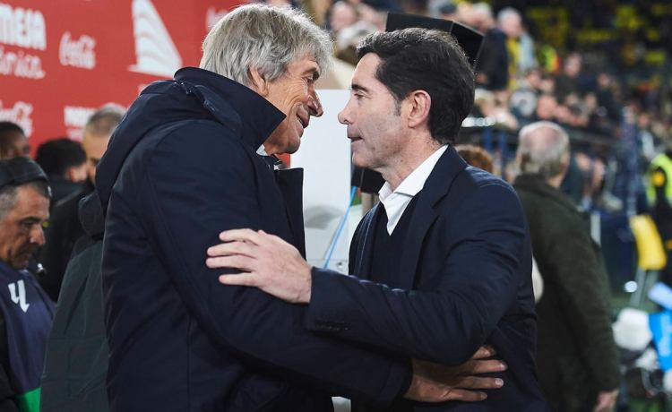 Marcelino adelanta a Pellegrini en el Villarreal – Betis Marcelino adelanta a Pellegrini en el Villarreal – Betis