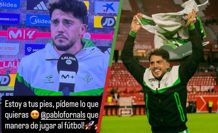 Hasta Isco se rinde a Fornals: «A tus pies… Pídeme lo que quieras» Hasta Isco se rinde a Fornals: «A tus pies… Pídeme lo que quieras»