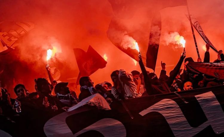 Primeros incidentes con ultras en las calles de Guimaraes Primeros incidentes con ultras en las calles de Guimaraes